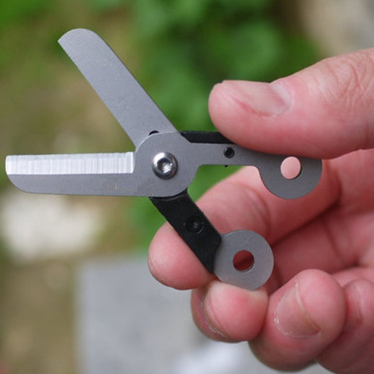 Outdoor Stainless Steel Mini Scissors Anti-Loss EDC Scissors