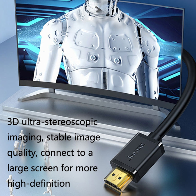 Jasoz 4K HDMI High-Definition Projector Cable Computer Video Cable Oxygen-Free Copper Core, Cable Length: My Store