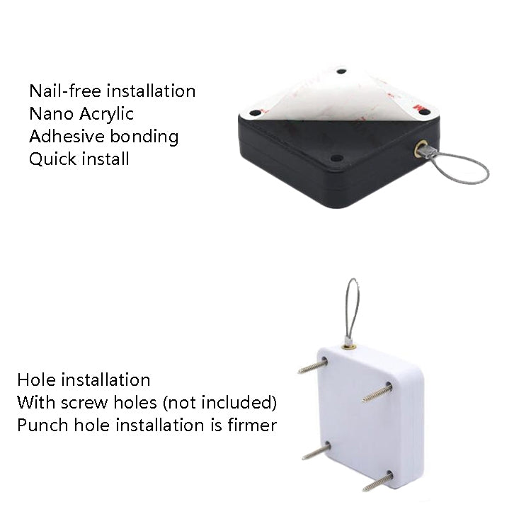 P093 Automatic Doorkeeper Telescher Door Closer Sliding Door Anti-Theft Box, Specification: