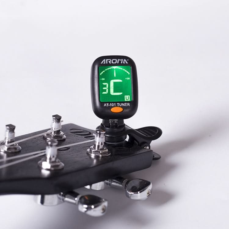 AROMA Guitar Tuner Ukulele Violin Bass Multi-Function Electronic Tuner Reluova