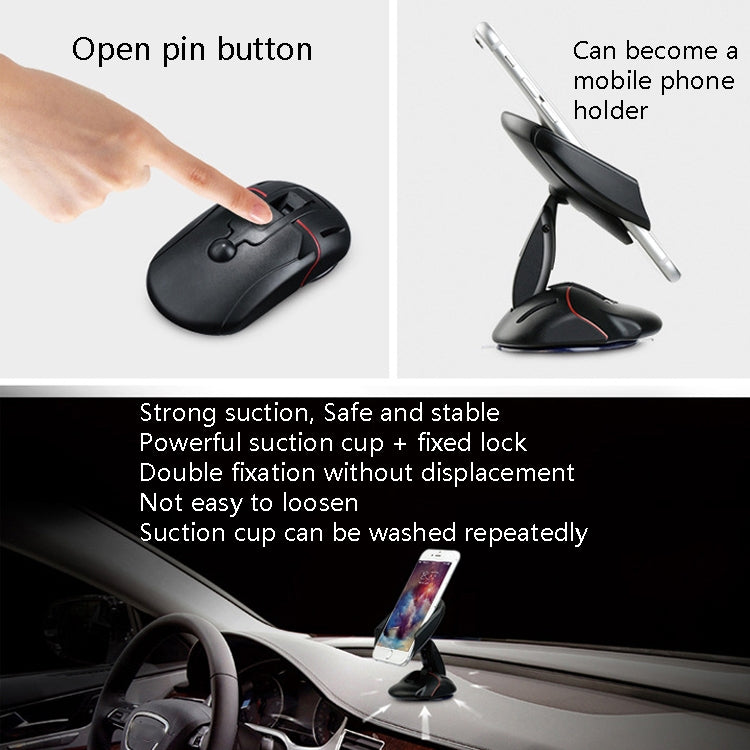 2 PCS Car Mobile Phone Frame Car Universal Mouse Suction Cup Mobile Phone Bracket-Reluova