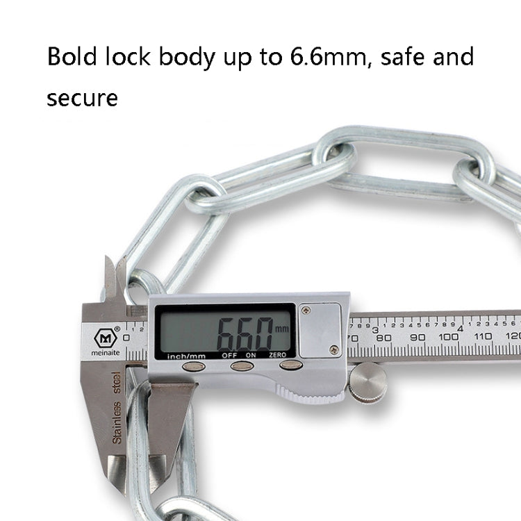 WEST BIKING YP0705064 Bicycle Chain Lock Anti-Drill Lock Core Riding Anti-Theft Lock Reluova