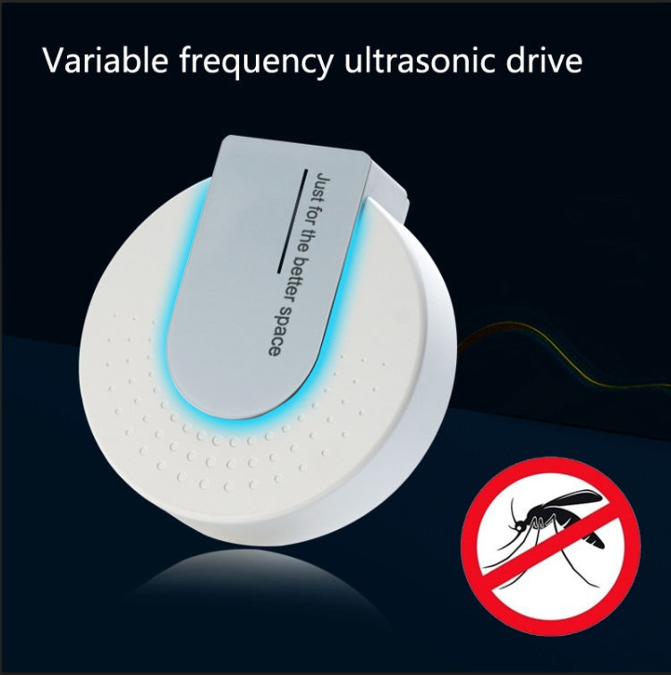 Qy024 In-Line Ultrasonic Mosquito Repellent Mini Insect Repellent And Mouse Repellent With Light, US Plug My Store