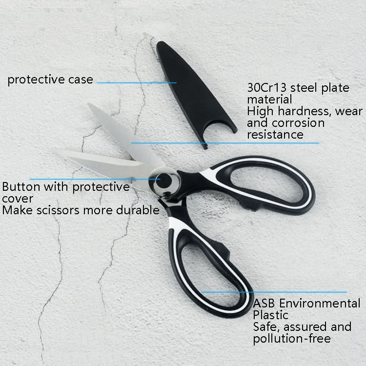 4 PCS Kitchen Scissors Multi-Function Home Stainless Steel Scissors-Reluova