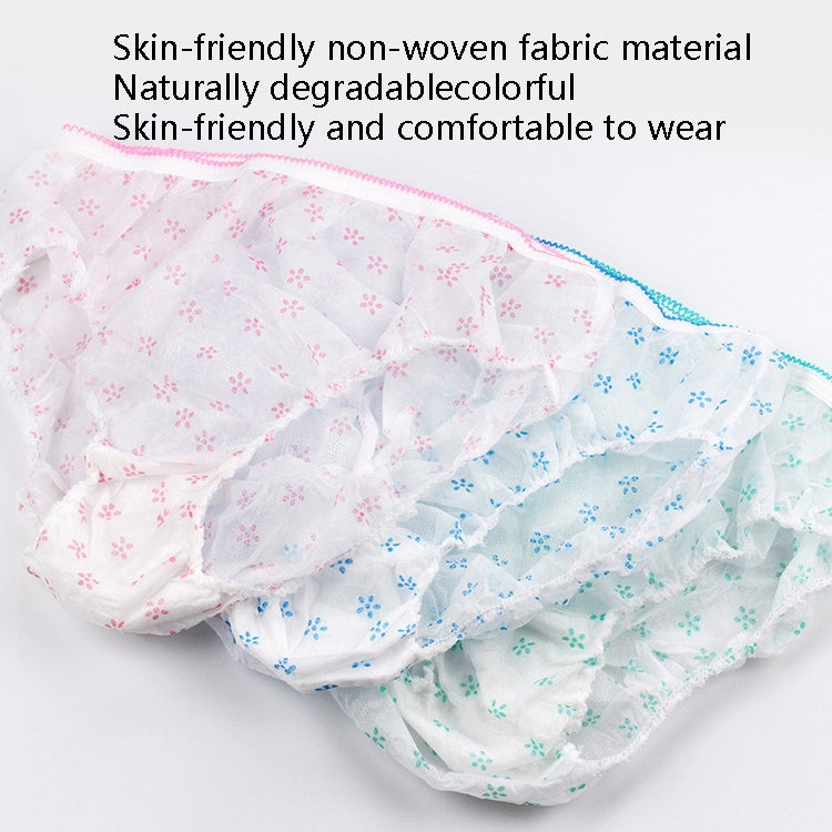 Pregnant Women Disposable Underwear Non-Woven Maternal Postpartum Cotton Bottom Paper Underwear, Color Random Delivery