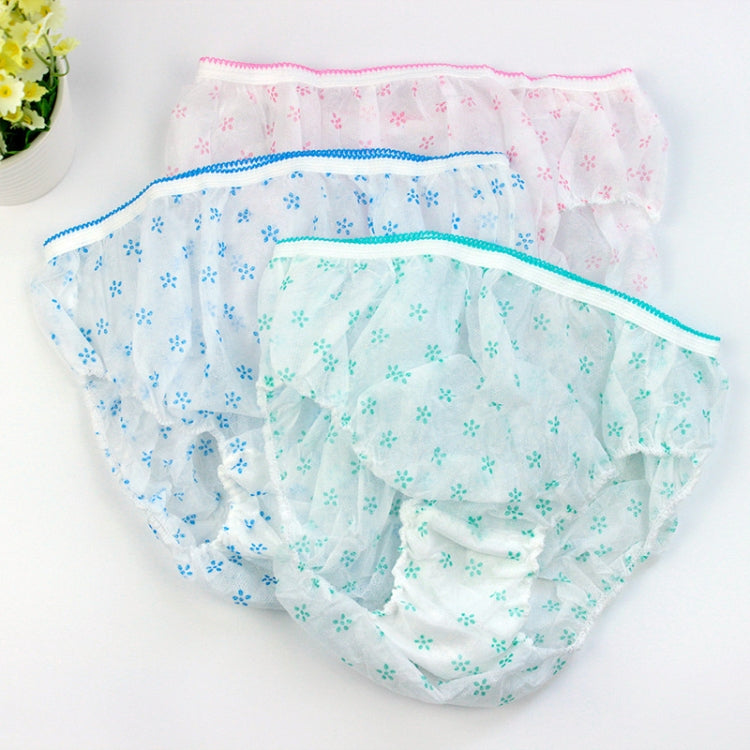 Pregnant Women Disposable Underwear Non-Woven Maternal Postpartum Cotton Bottom Paper Underwear, Color Random Delivery Reluova