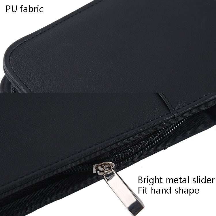 KC601 A4 Multifunctional Portable Folder Business Zipper Bag Leather Folder, Style: My Store