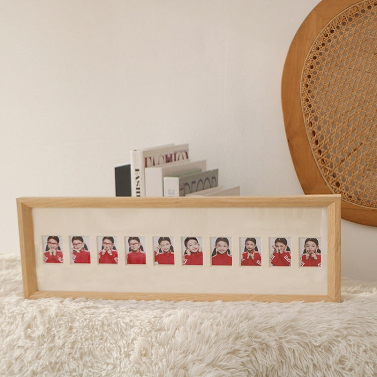 Baby Registration Photo Set-Up Solid Wood Photo Frame Infant Anniversary Frame