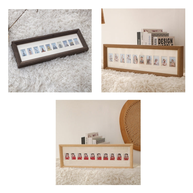 Baby Registration Photo Set-Up Solid Wood Photo Frame Infant Anniversary Frame