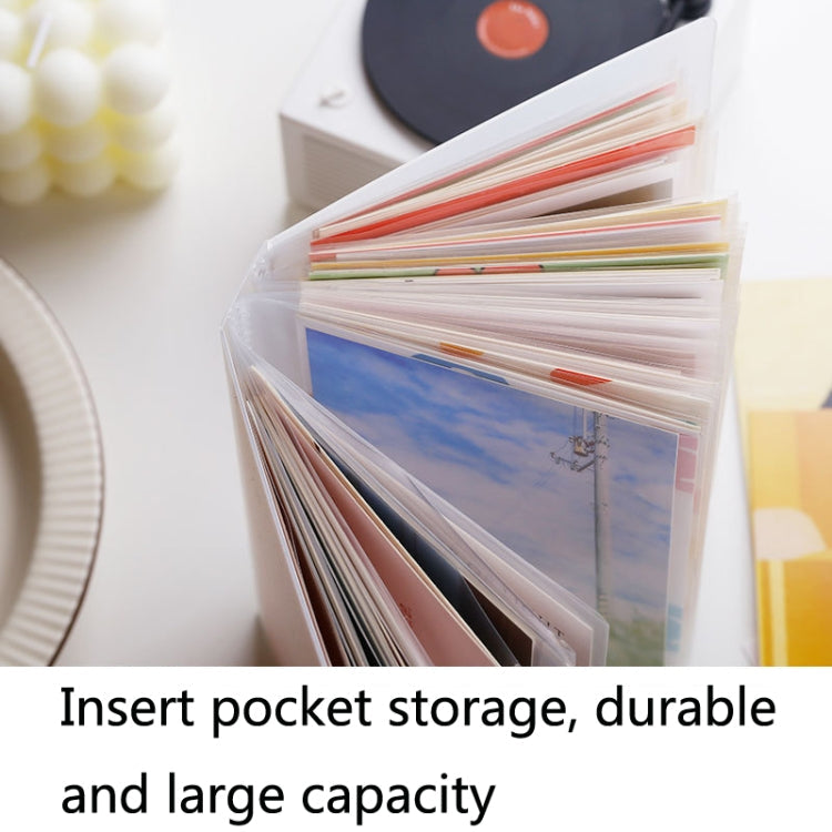 Large-Capacity A6 Pocket Atorage Photo Album Stickers Card Bills Invoice Notes Favorites Illustrations