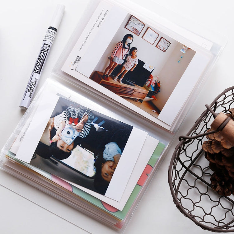 Large-Capacity A6 Pocket Atorage Photo Album Stickers Card Bills Invoice Notes Favorites Illustrations