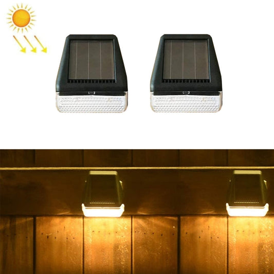 2 PCS Solar Wall Lamp Outdoor Rainfall Garden Decoration Stairs Light Fence LED Wall Light-Reluova