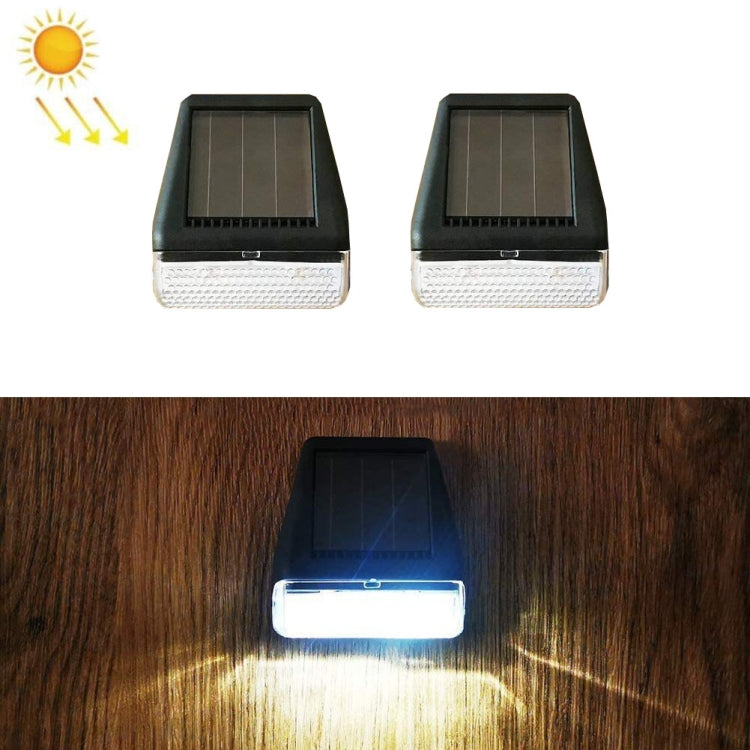 2 PCS Solar Wall Lamp Outdoor Rainfall Garden Decoration Stairs Light Fence LED Wall Light-Reluova