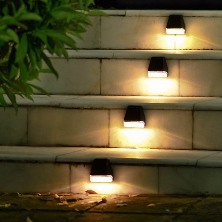 2 PCS Solar Wall Lamp Outdoor Rainfall Garden Decoration Stairs Light Fence LED Wall Light-Reluova