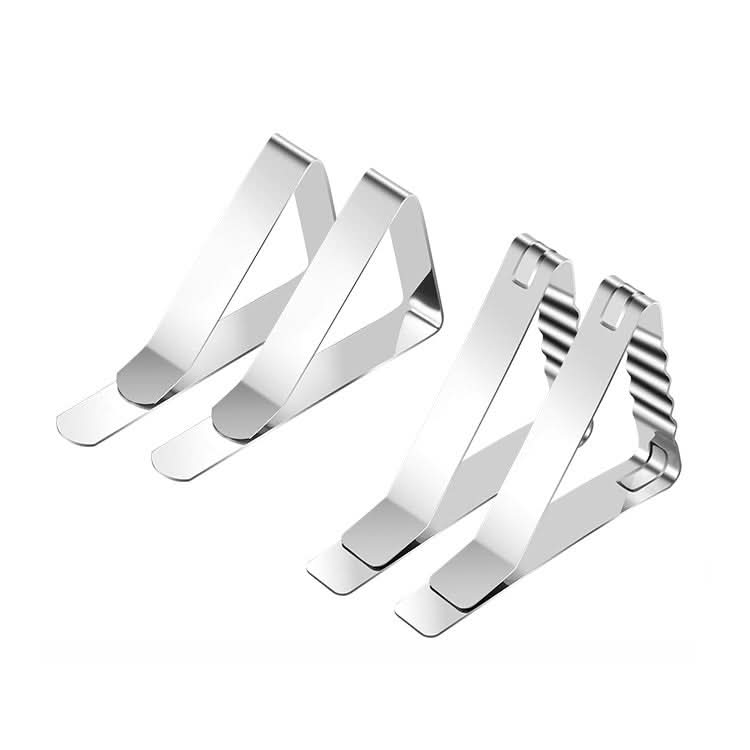 30 PCS Stainless Steel Tablecloth Clip Triangle Table Clamp Picnic Flexible Clip-Reluova