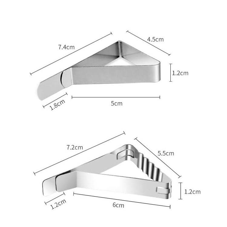 30 PCS Stainless Steel Tablecloth Clip Triangle Table Clamp Picnic Flexible Clip-Reluova