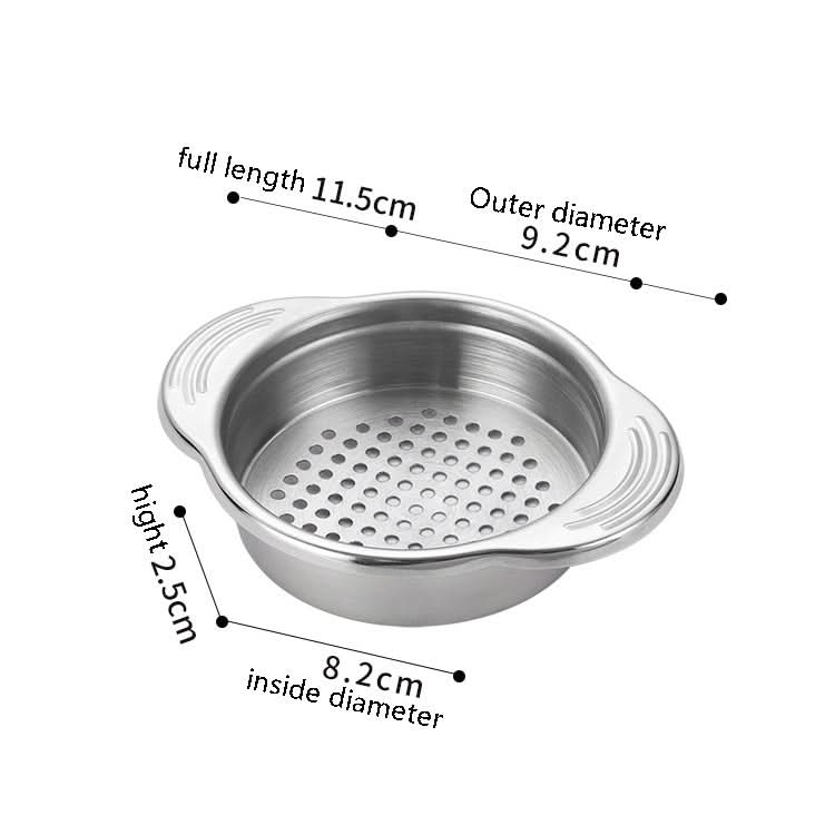 304 Stainless Steel Sewer Canned Food Water Filter With Ear Kitchen Tool-Reluova