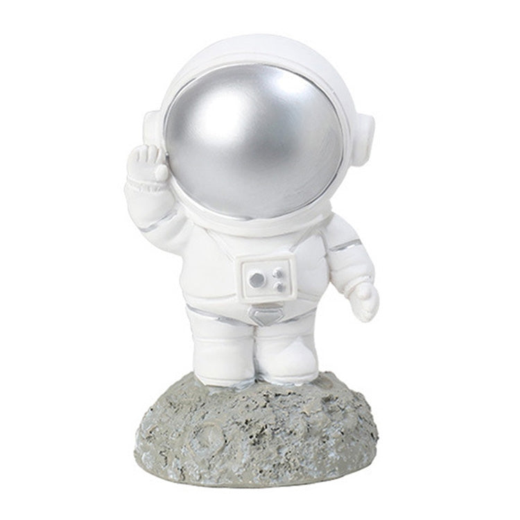 Resin Crafts Space Astronaut Ornaments Home Office Desktop Ornaments Children Gift, Style: Sitting With Heart Gold