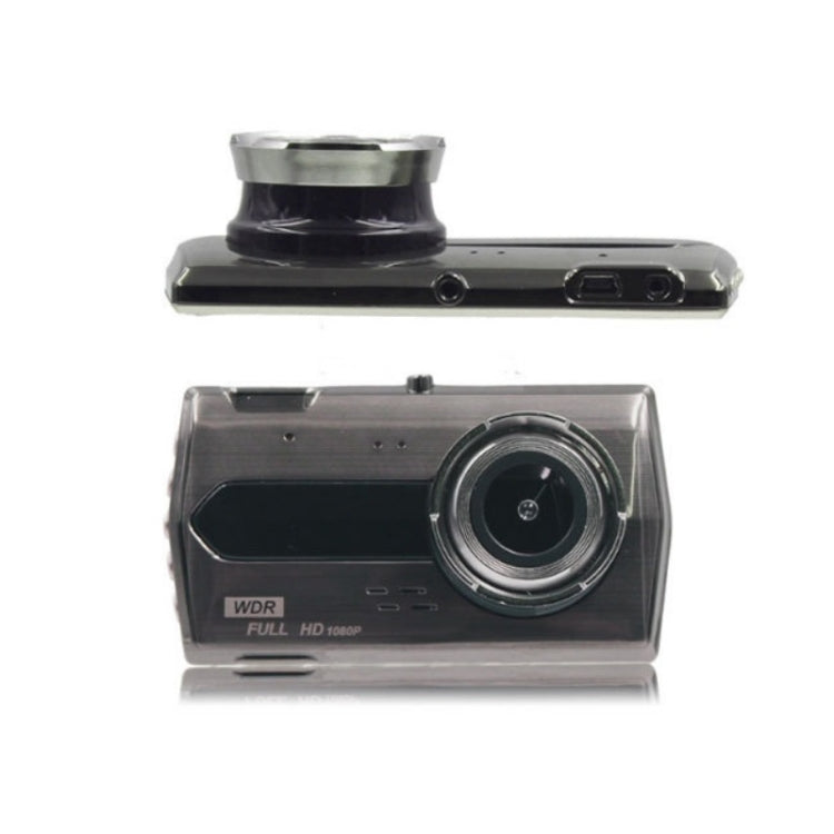 4-Inch HD 1080P Dual-Lens Night Vision Front And Rear Video Driving Recorder-Reluova