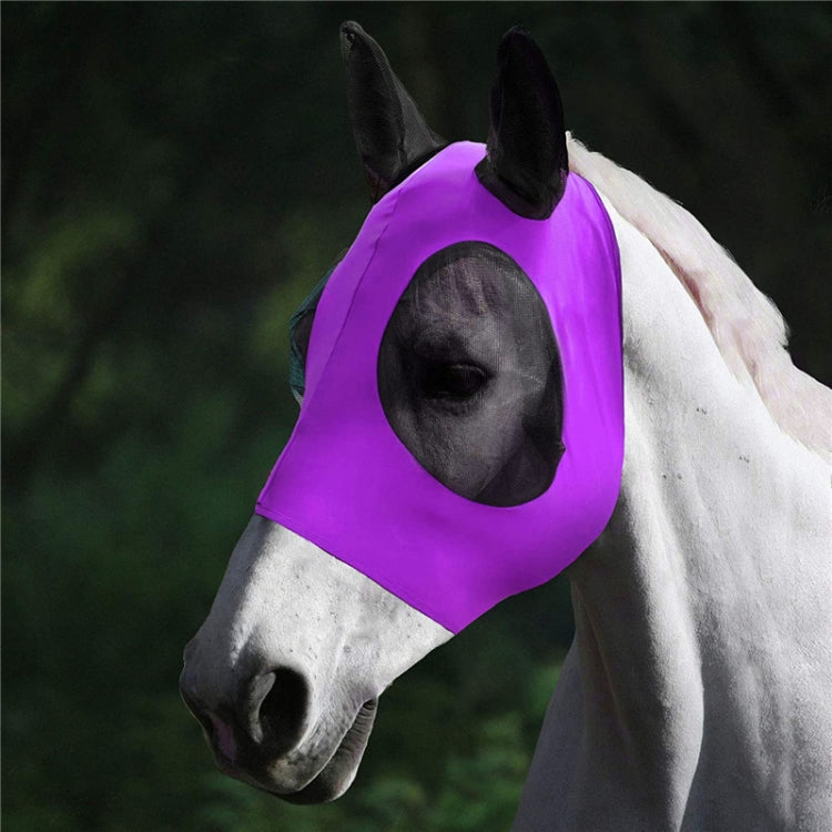 MMZ-001 Breathable Horse Mask Mosquito Insect And Fly Mask Equestrian Supplies Reluova