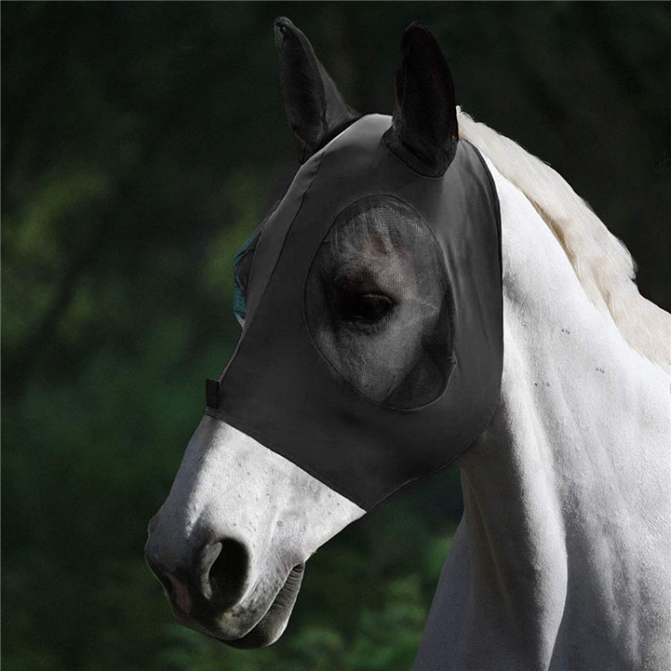 MMZ-001 Breathable Horse Mask Mosquito Insect And Fly Mask Equestrian Supplies