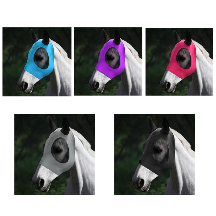 MMZ-001 Breathable Horse Mask Mosquito Insect And Fly Mask Equestrian Supplies