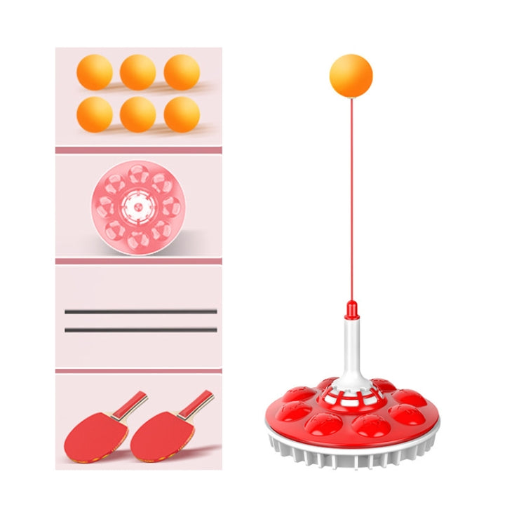 Household Suction Cup Self-Training Elastic Flexible Shaft Children Parent-Child Training Table Tennis Trainer, Style: