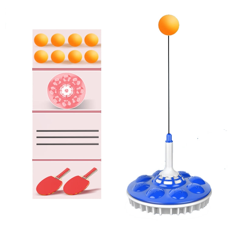 Household Suction Cup Self-Training Elastic Flexible Shaft Children Parent-Child Training Table Tennis Trainer, Style: Reluova