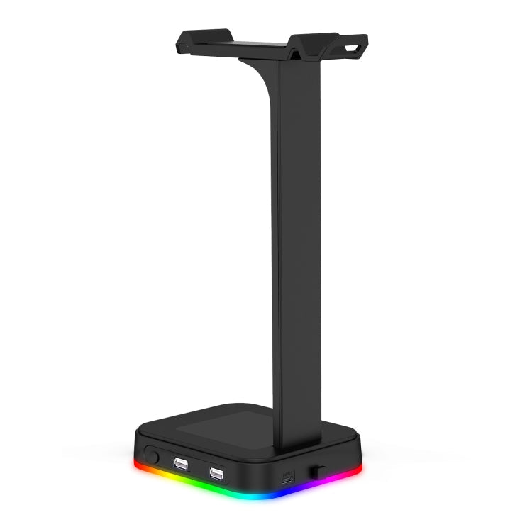 RGBD9 RGB Headset Stand Color-Changing Gaming Headset Stand Gaming Headset Display Stand with Dual USB Ports My Store