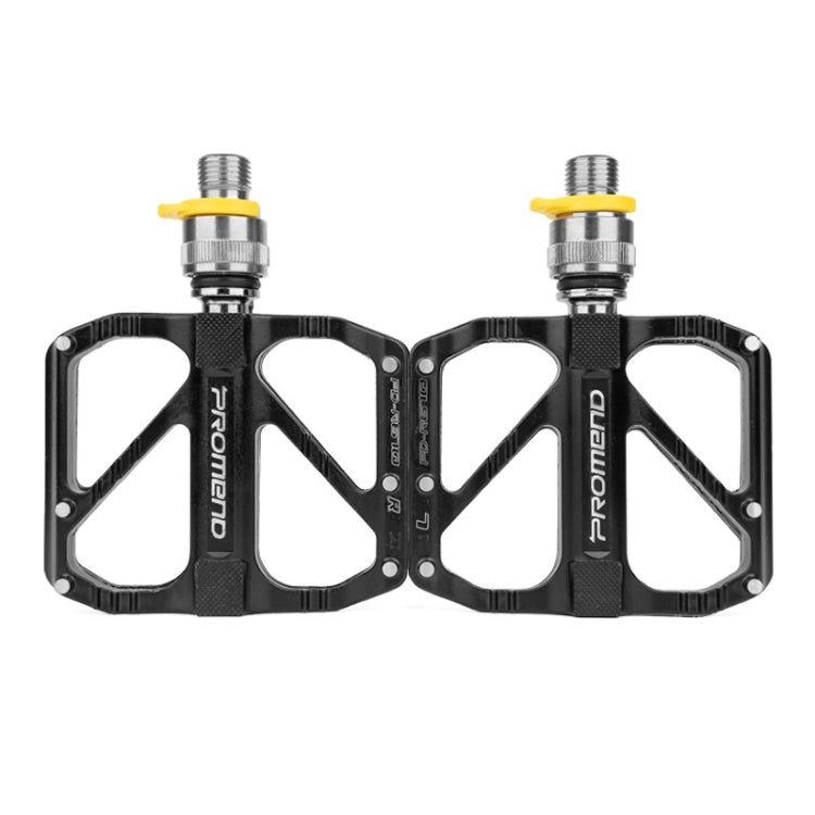 1 Pair PROMEND Bicycle Pedal Road Bike Aluminum Alloy Bearing Quick Release Folding Pedal