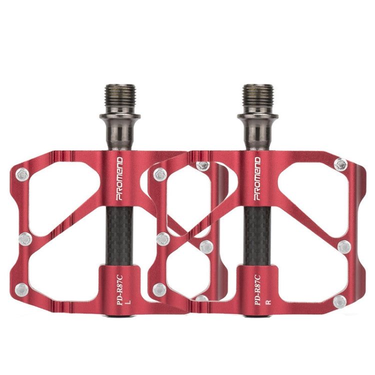 1 Pair PROMEND Bicycle Road Bike Mountain Bike 3 Palin Carbon Fiber Bearing Pedal