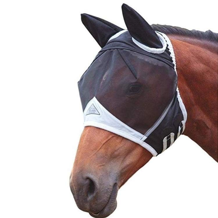 Elastic Breathable Horse Mask Anti-Mosquito And Insect-Proof Cover