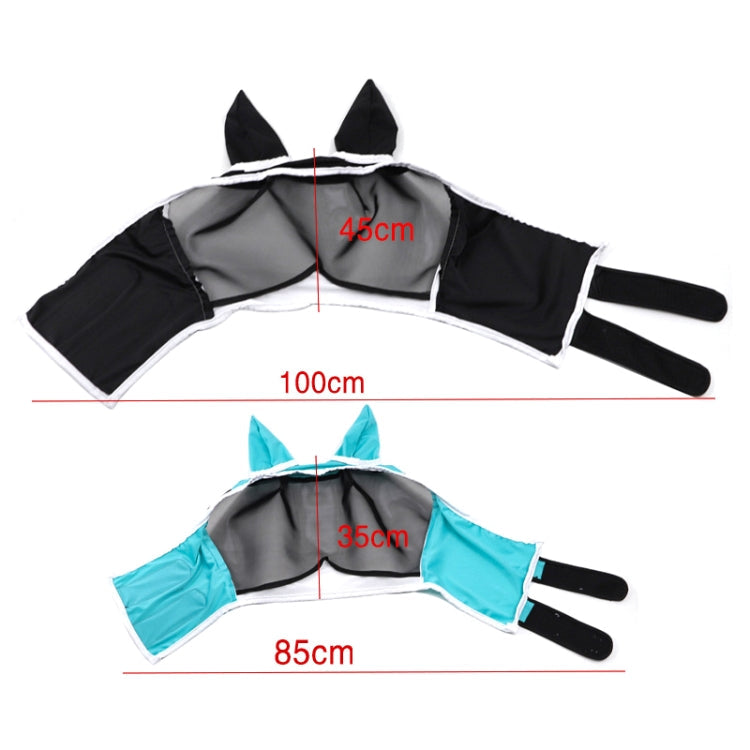 Elastic Breathable Horse Mask Anti-Mosquito And Insect-Proof Cover