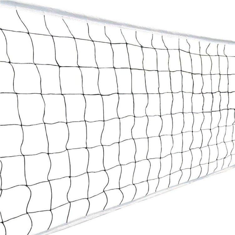 Polyethylene Knotted Four Wraped Sides Beach Volleyball Net For Competition / Training