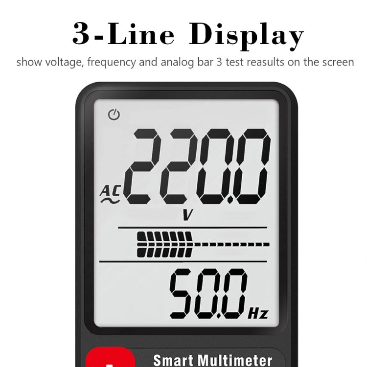 BSIDE ADMS9 Large-Screen Display Intelligent Automatic No Gear Shifting Ultra-Thin Digital Multimeter Reluova