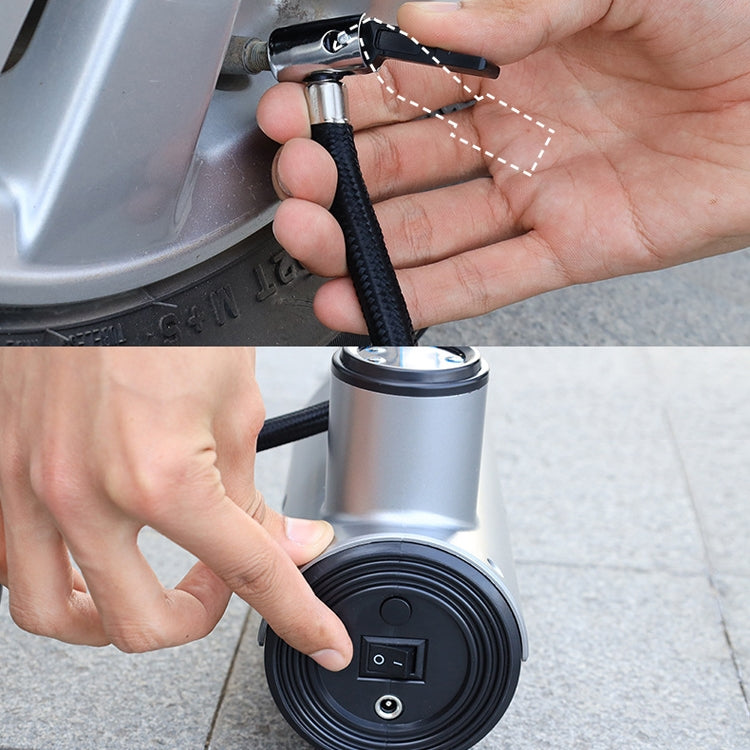 Car Inflatable Pump Portable Small Automotive Tire Refiner Pump, Style: