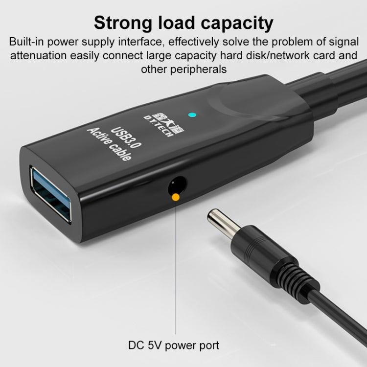 D.Y.TECH USB 3.0 Male To Female Extension Cable Double Shielded Chip Data Cable, Length: My Store