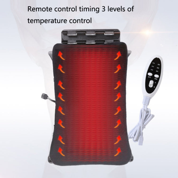 Electric Heating Belt Waist Lumbar Spine Massager Waist Four Seasons Heating Spine Correction Backrest Reluova