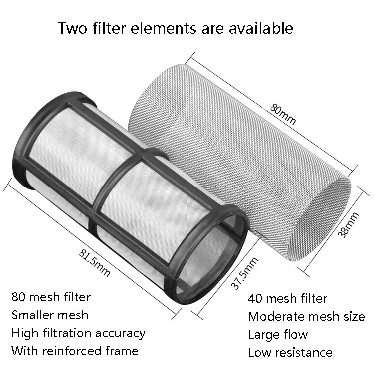 Water Pipe Front Plastic Filter Garden Irrigation Water Purifier, Specification: My Store