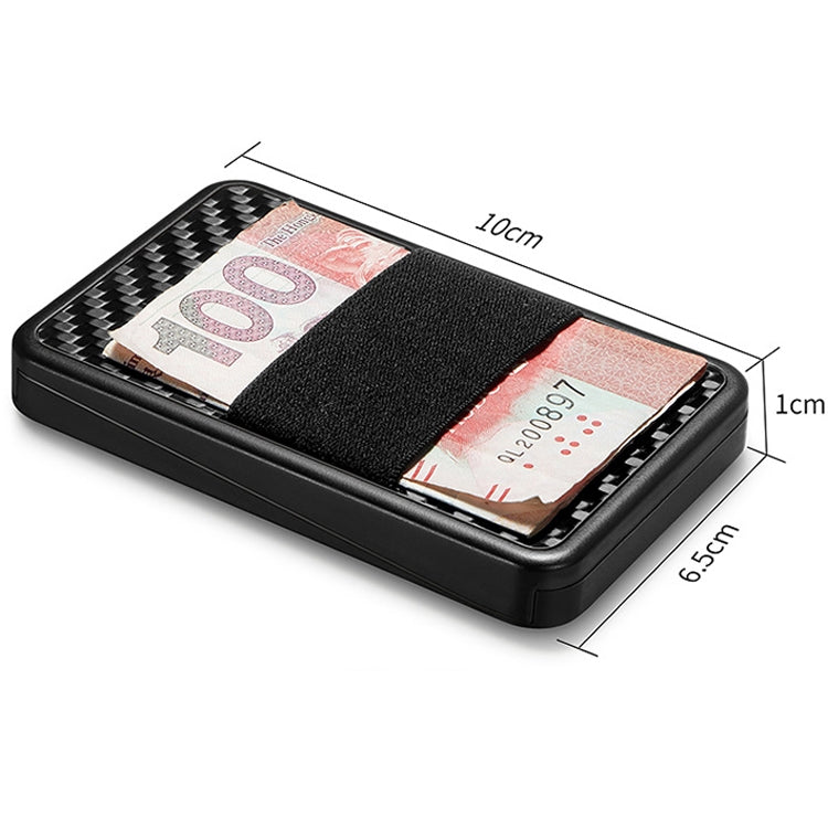 New-Bring  Carbon Fiber Metal Card Holder Male Personality Card Holder Anti-Theft  RFID Ultra-Thin Small Card Box My Store