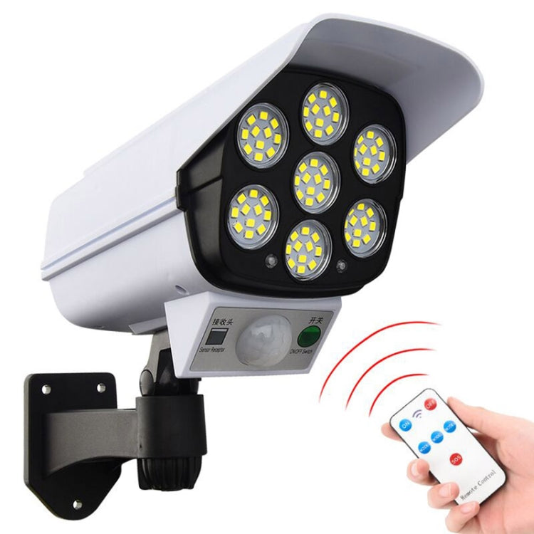 Solar Sensor LED Wall Light Simulation Surveillance Camera Glare Anti-Thief Street Lamp, Style: