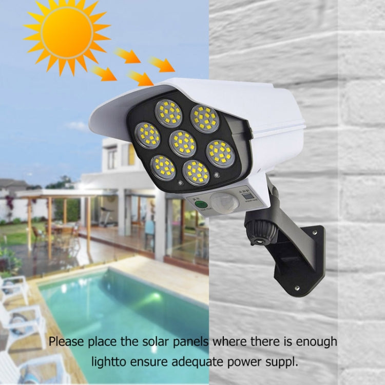 Solar Sensor LED Wall Light Simulation Surveillance Camera Glare Anti-Thief Street Lamp, Style: My Store