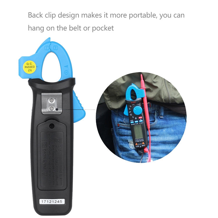 BSIDE ACM91 Digital Clamp Meter AC/DC Current 1mA True RMS Auto Range  Capacitor Tester Multimeter Reluova