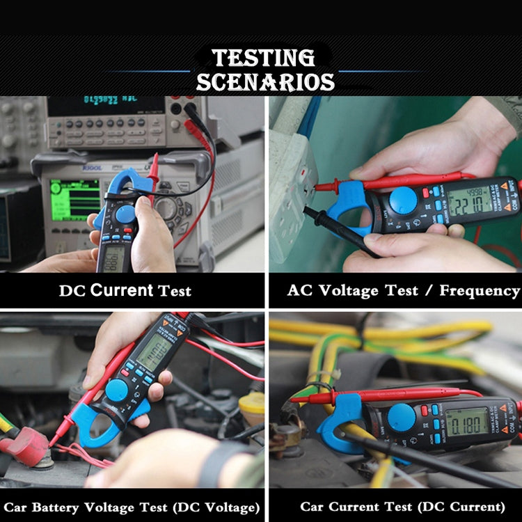 BSIDE ACM91 Digital Clamp Meter AC/DC Current 1mA True RMS Auto Range  Capacitor Tester Multimeter