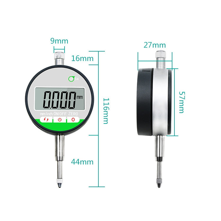 0-12.7mm Waterproof And Dustproof Digital Indicator For Stroke Measurement