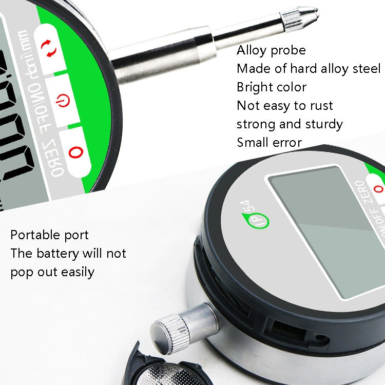 0-12.7mm Waterproof And Dustproof Digital Indicator For Stroke Measurement