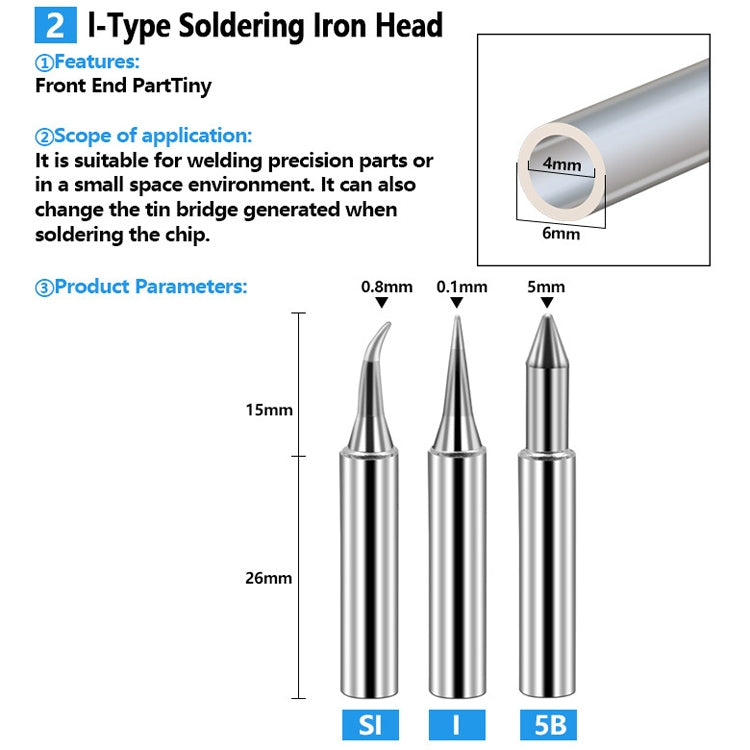 Soldering Tips 936 Soldering Station Pure Copper Soldering Iron Tips Lead-Free Soldering Iron Tips My Store