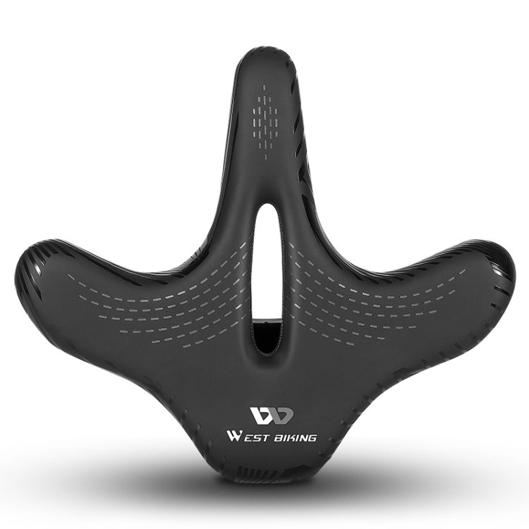 WEST BIKING YP1602797 Bicycle Hollow Seat Night Riding With Warning Tail Light Seat Reluova