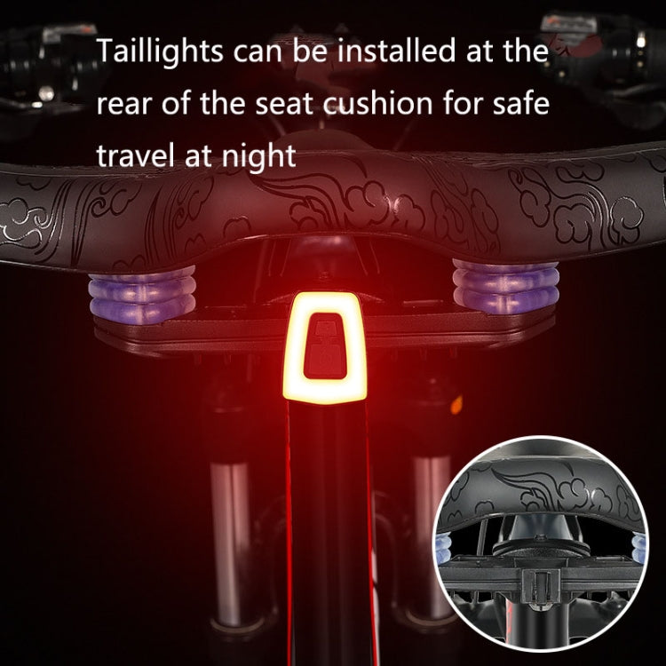 WEST BIKING YP1602797 Bicycle Hollow Seat Night Riding With Warning Tail Light Seat Reluova