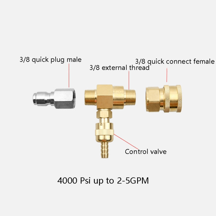 High Pressure Cleaning Machine 3/8 Inch Quick Connection Adjustable Foam Nozzle ÎҵÄÉ̵ê